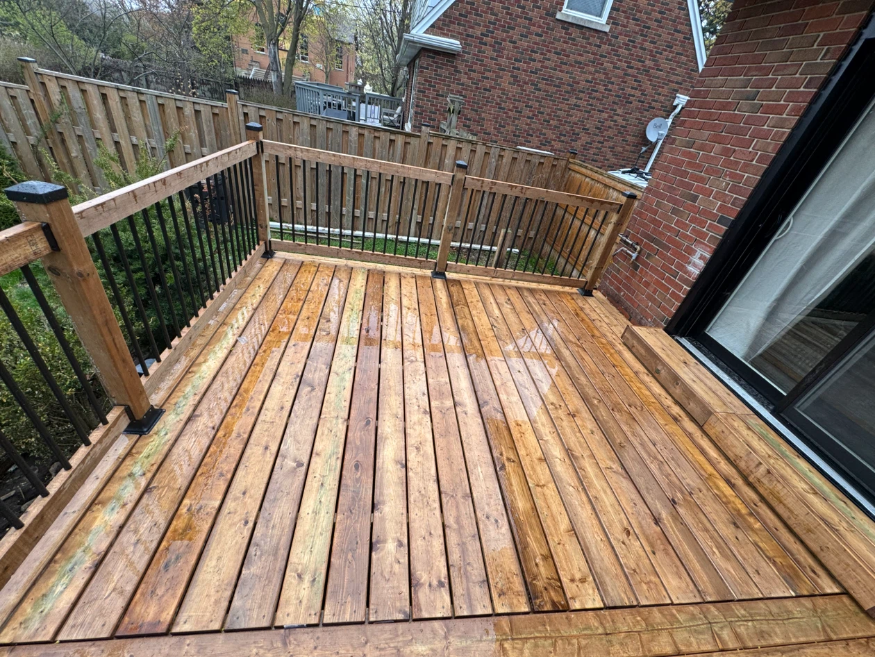 Wooden Decking with Railings - photo 3