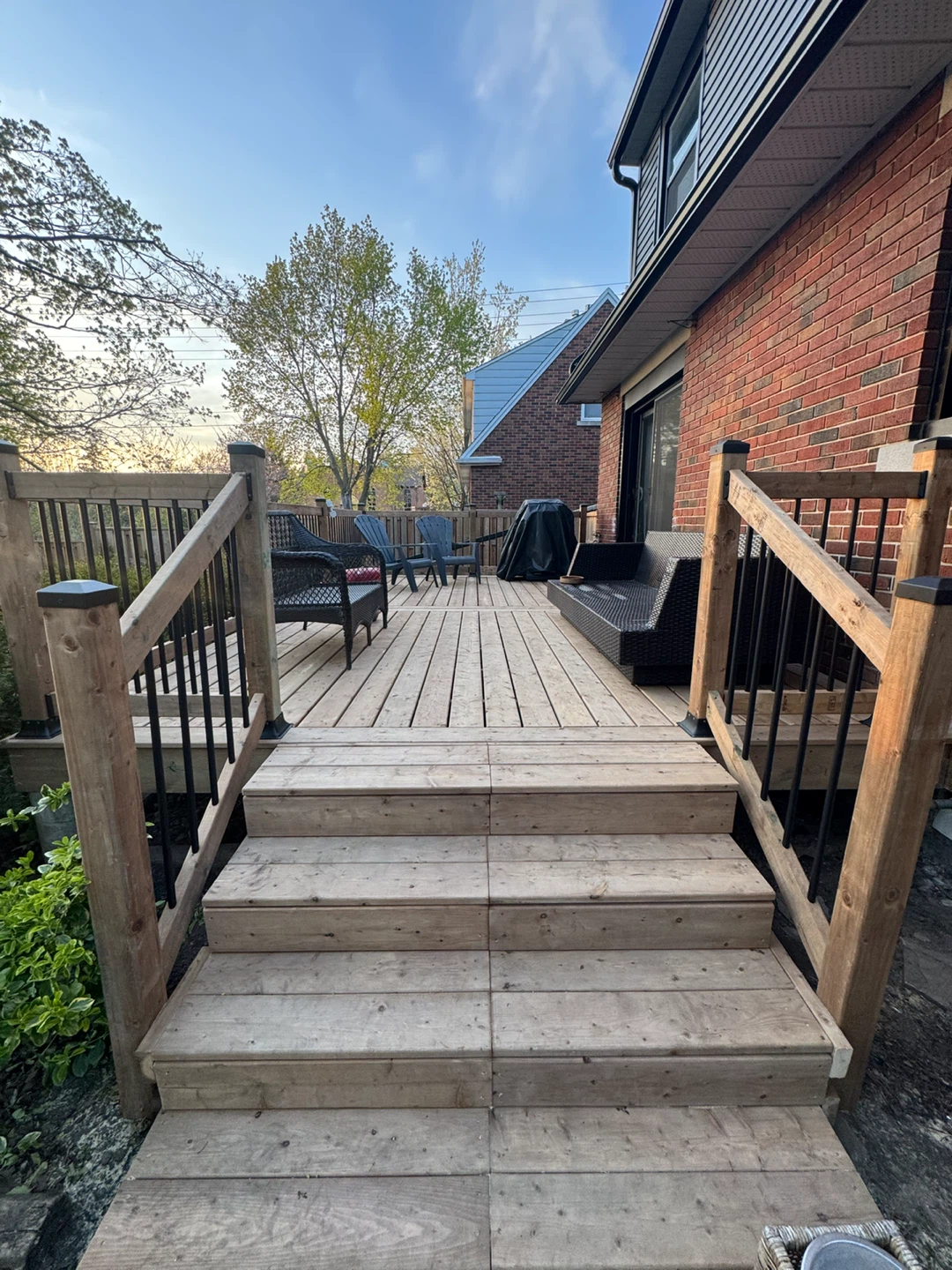 Wooden Decking with Railings - photo 4