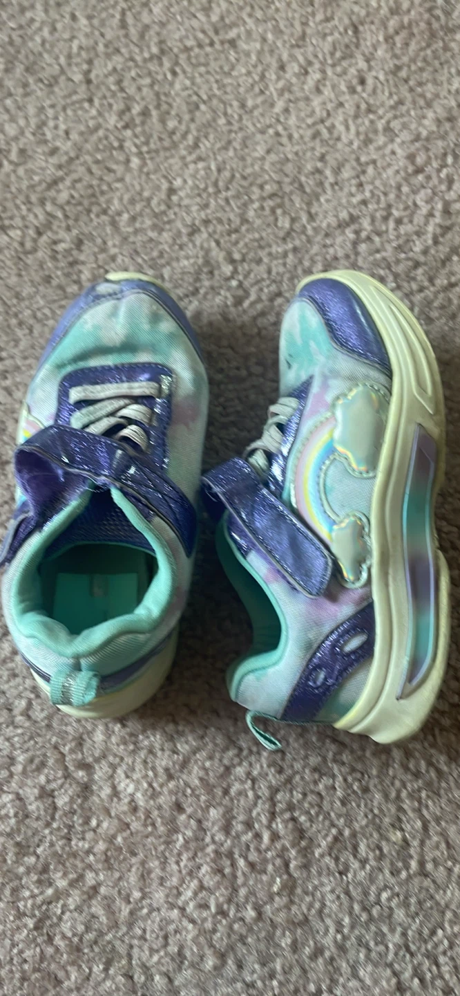 Kids' Rainbow and Cloud Sneakers