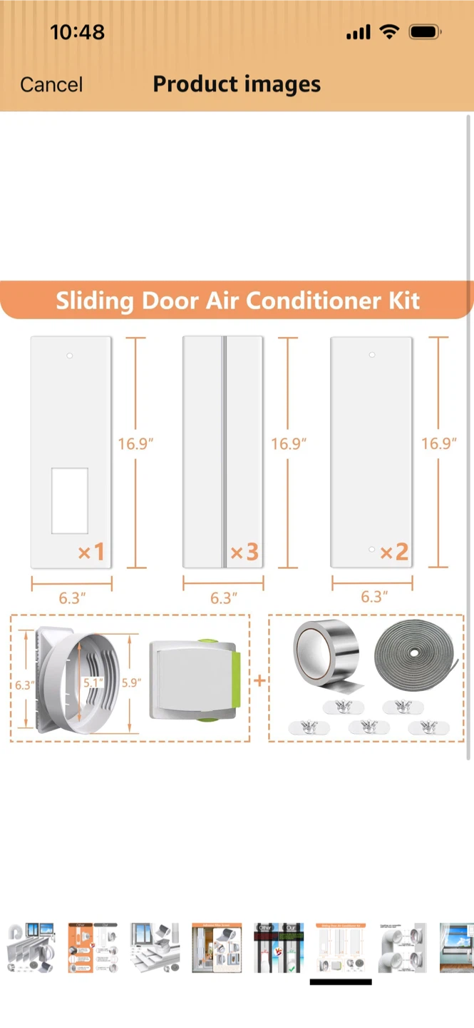 New-Sliding Door Air Conditioner Kit - photo 2