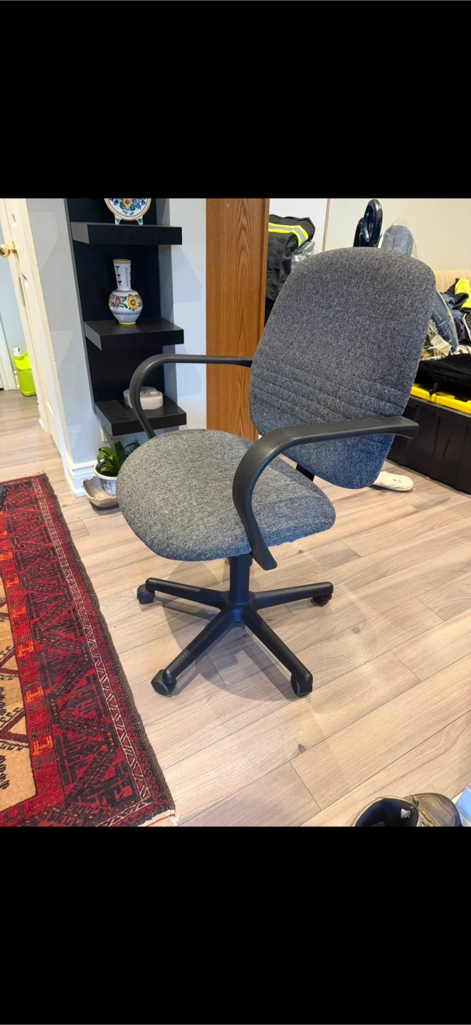 Grey Fabric Office Chair