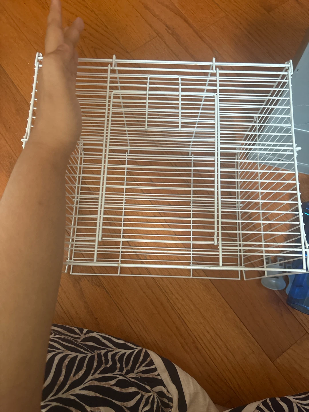 Hamster travel cage with blue clear hideaway - photo 4