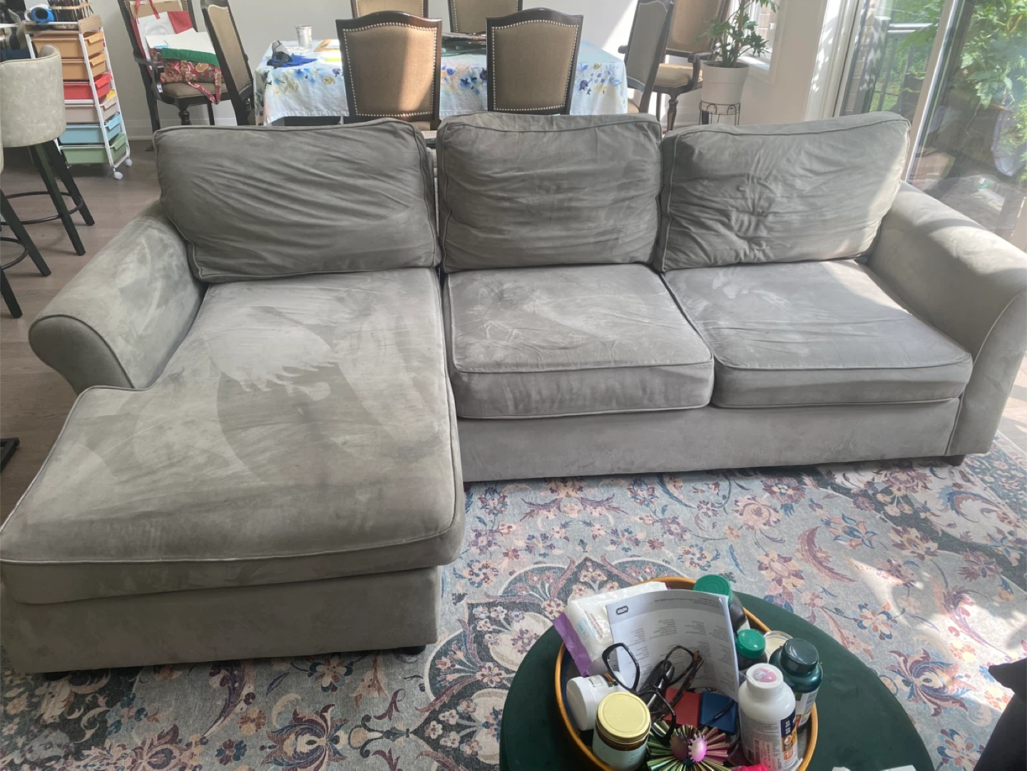 Grey Sectional Sofa - photo 3