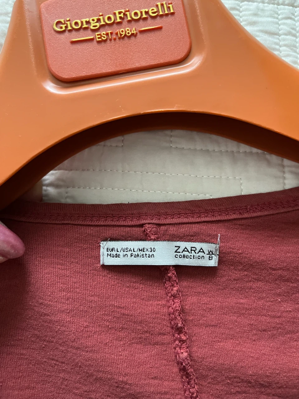 ZARA Woman Red Crew Neck Maxi Dress Size L - photo 2