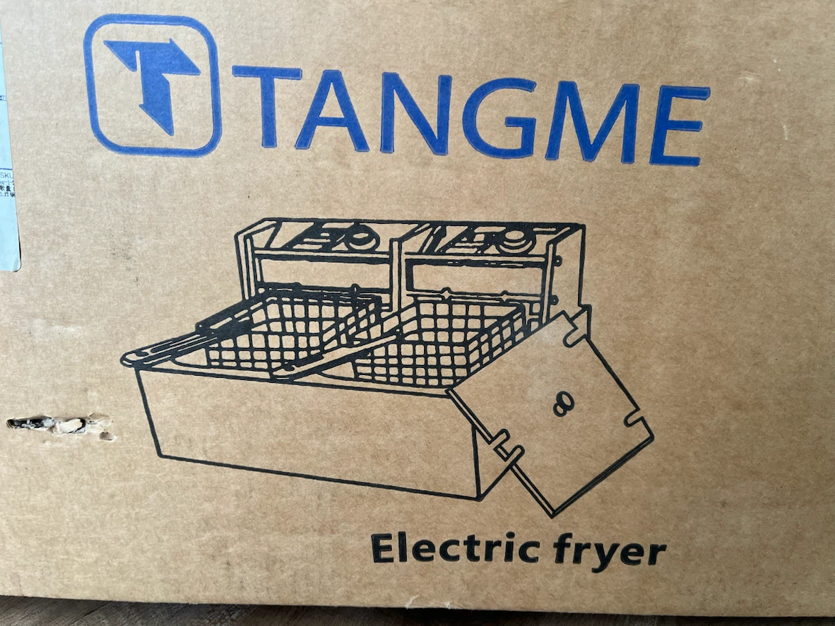 TANGME Electric Fryer with Dual Baskets