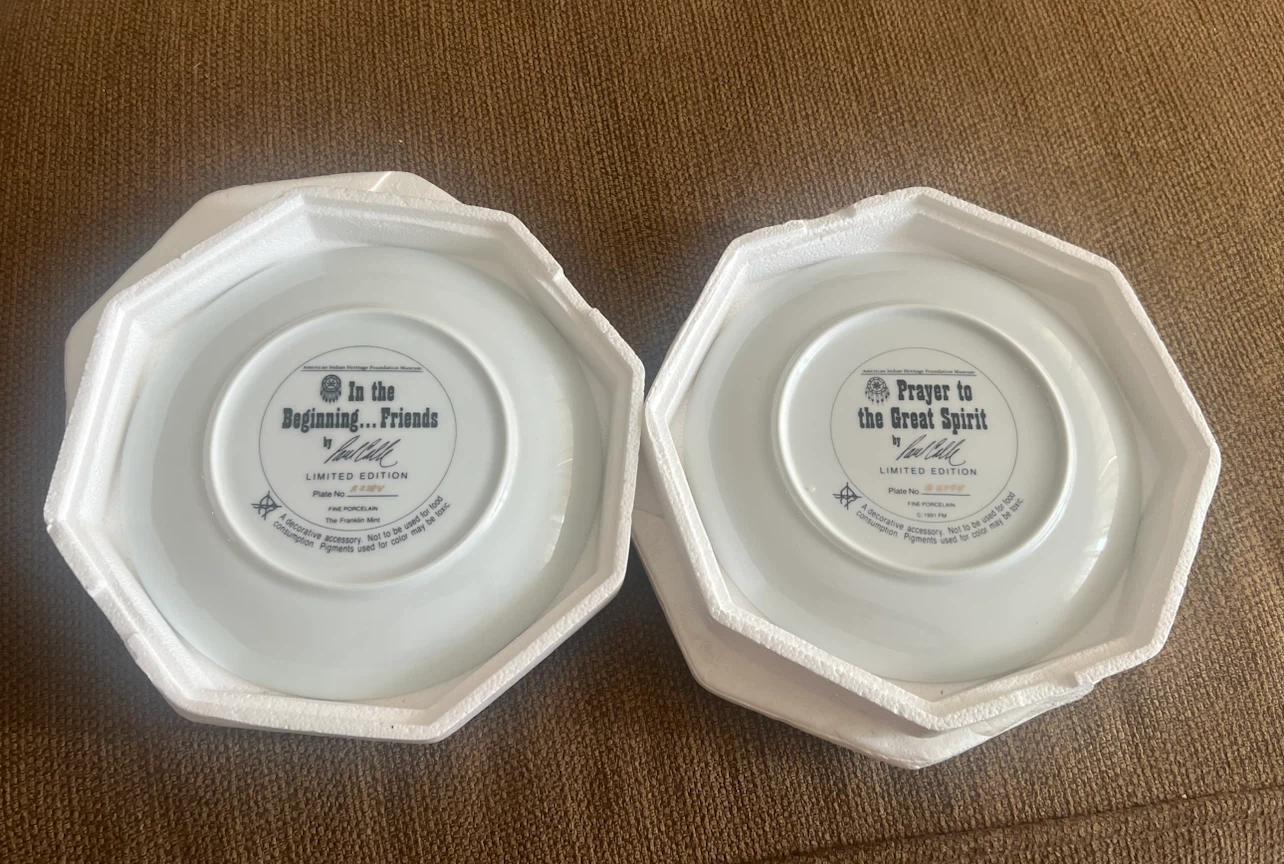 Vintage Franklin Mint Native American Collector Plates - photo 2