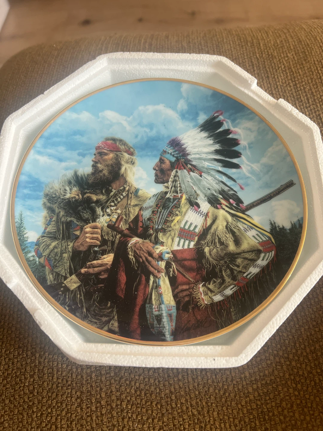 Vintage Franklin Mint Native American Collector Plates - photo 3