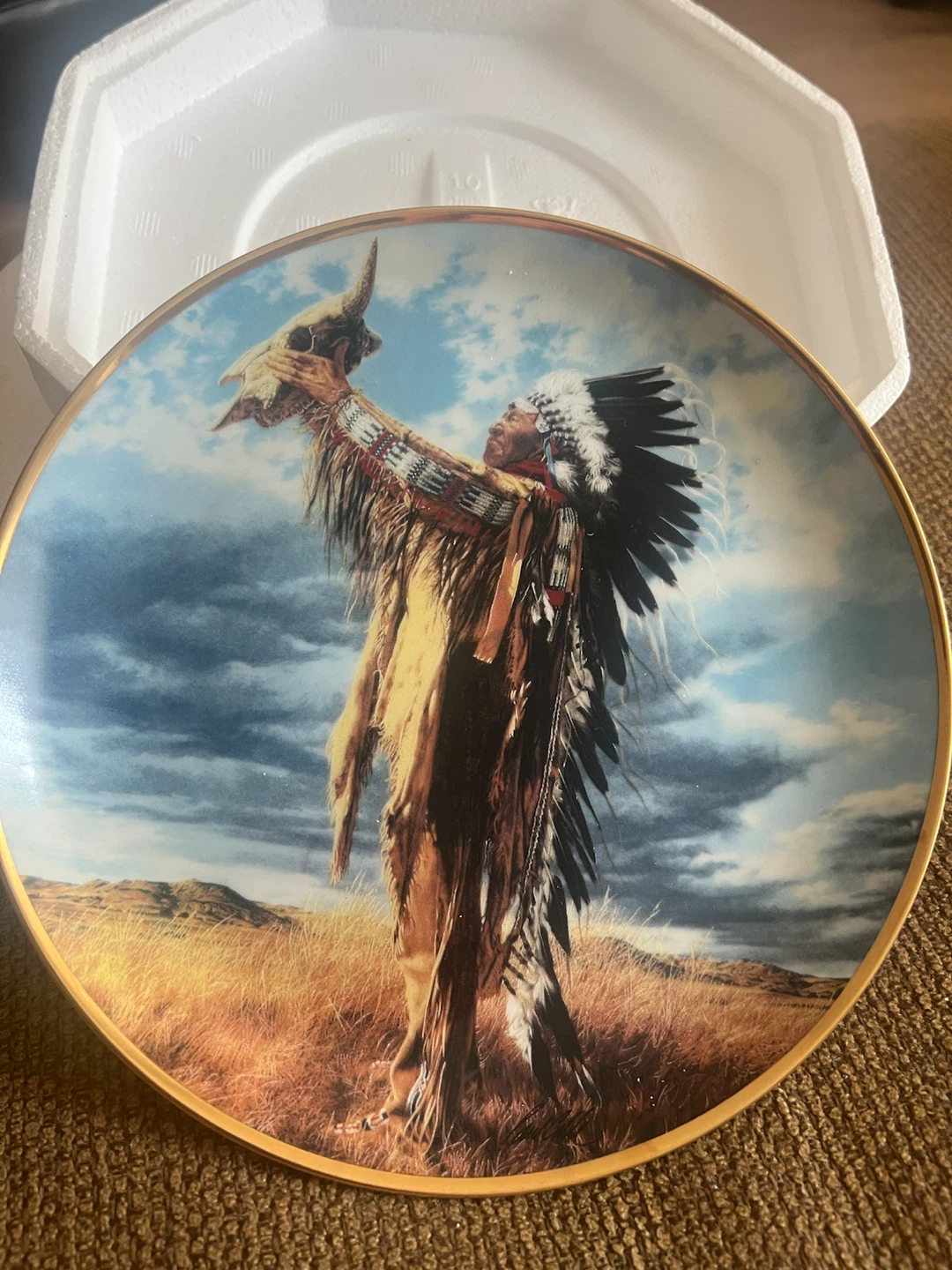 Vintage Franklin Mint Native American Collector Plates - photo 5