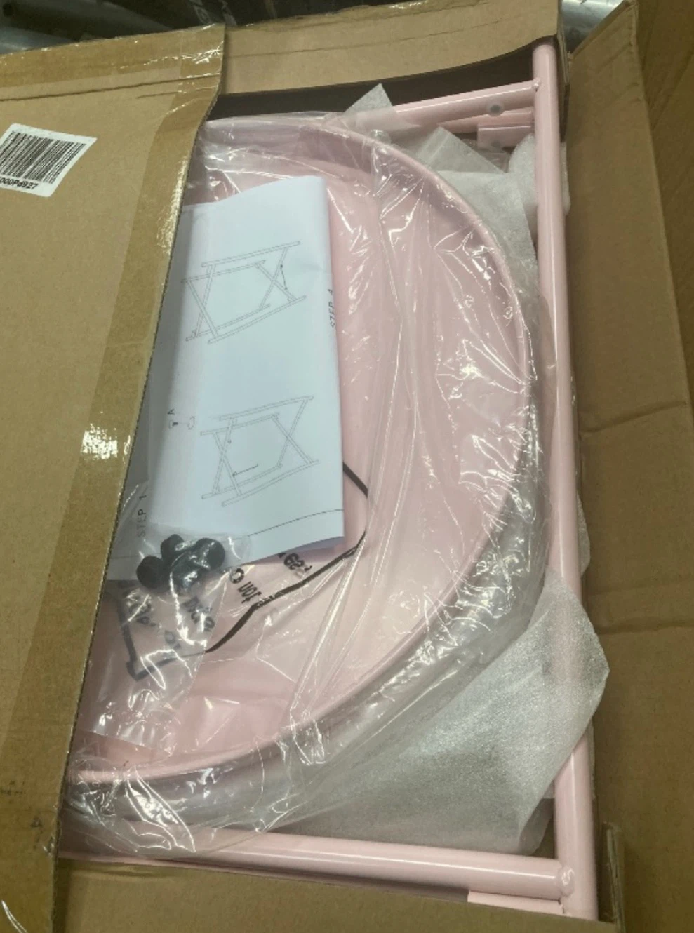 2-Tier Round Side Table - Pink - photo 2
