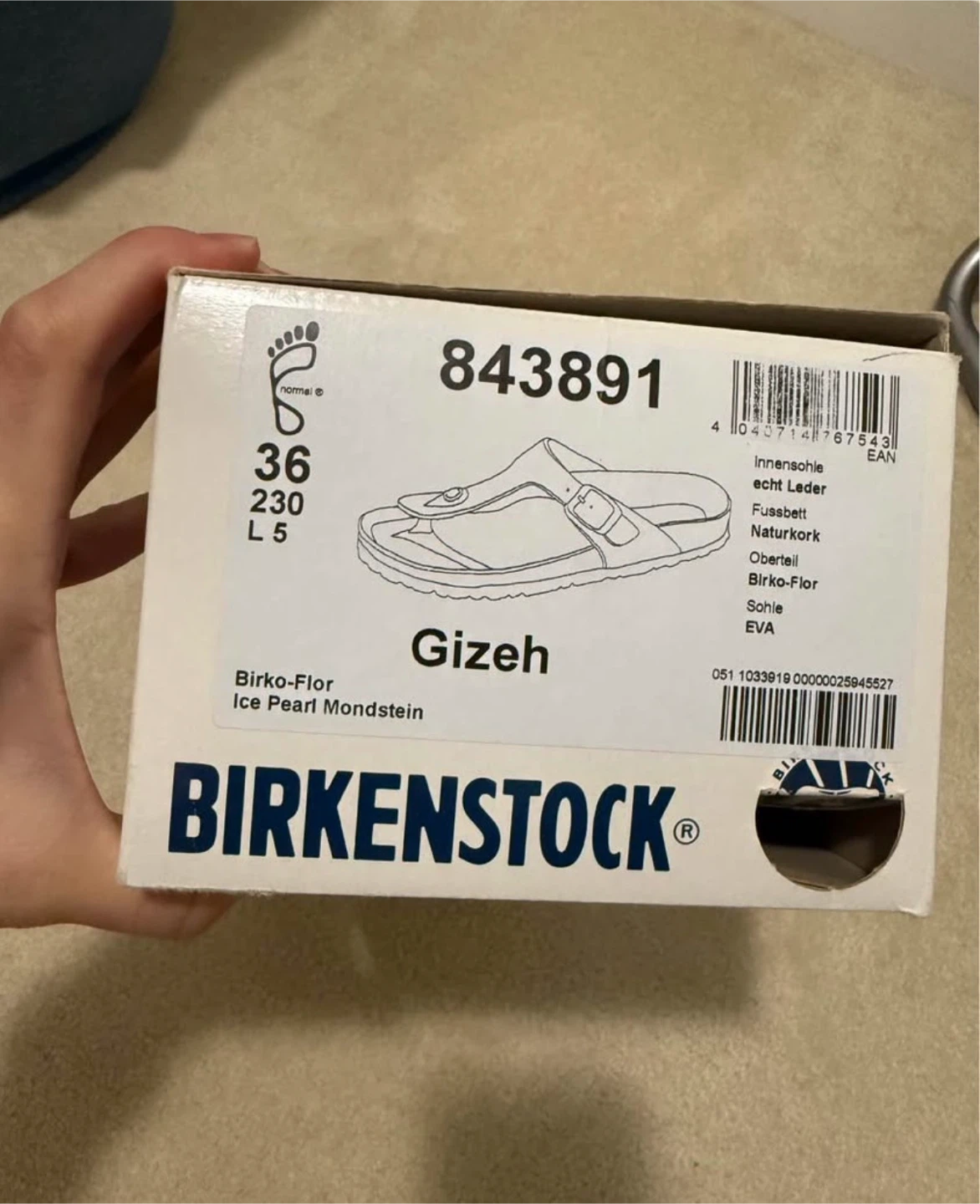 Birkenstock Gizeh White - Size 36 - photo 4