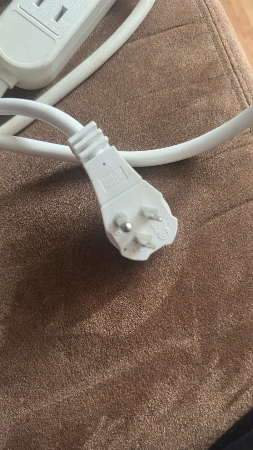 White 3-Outlet Power Bar - photo 3