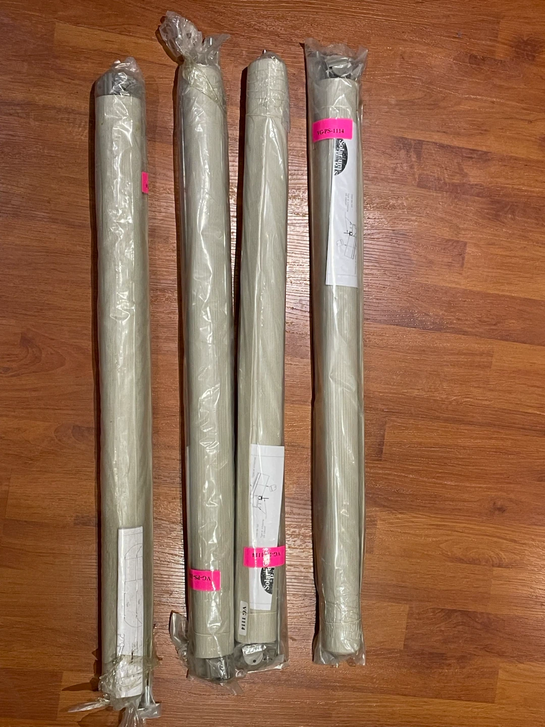 Set of 4 Solar Screen Roller Shades