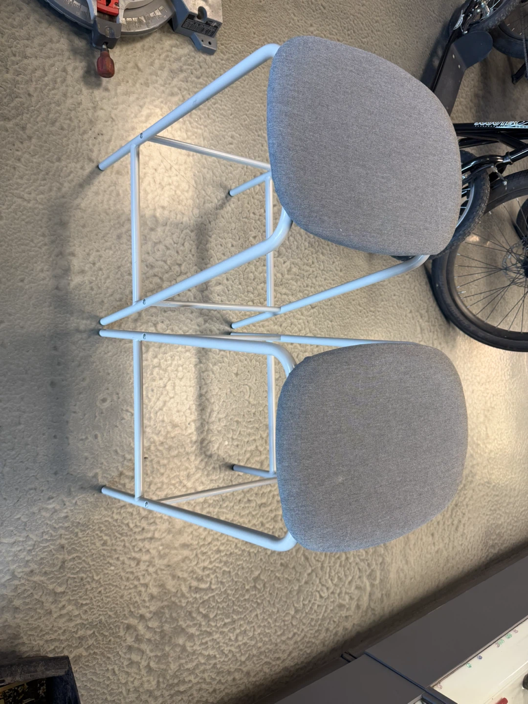 Grey Bar Stools - Set of 2 - photo 2