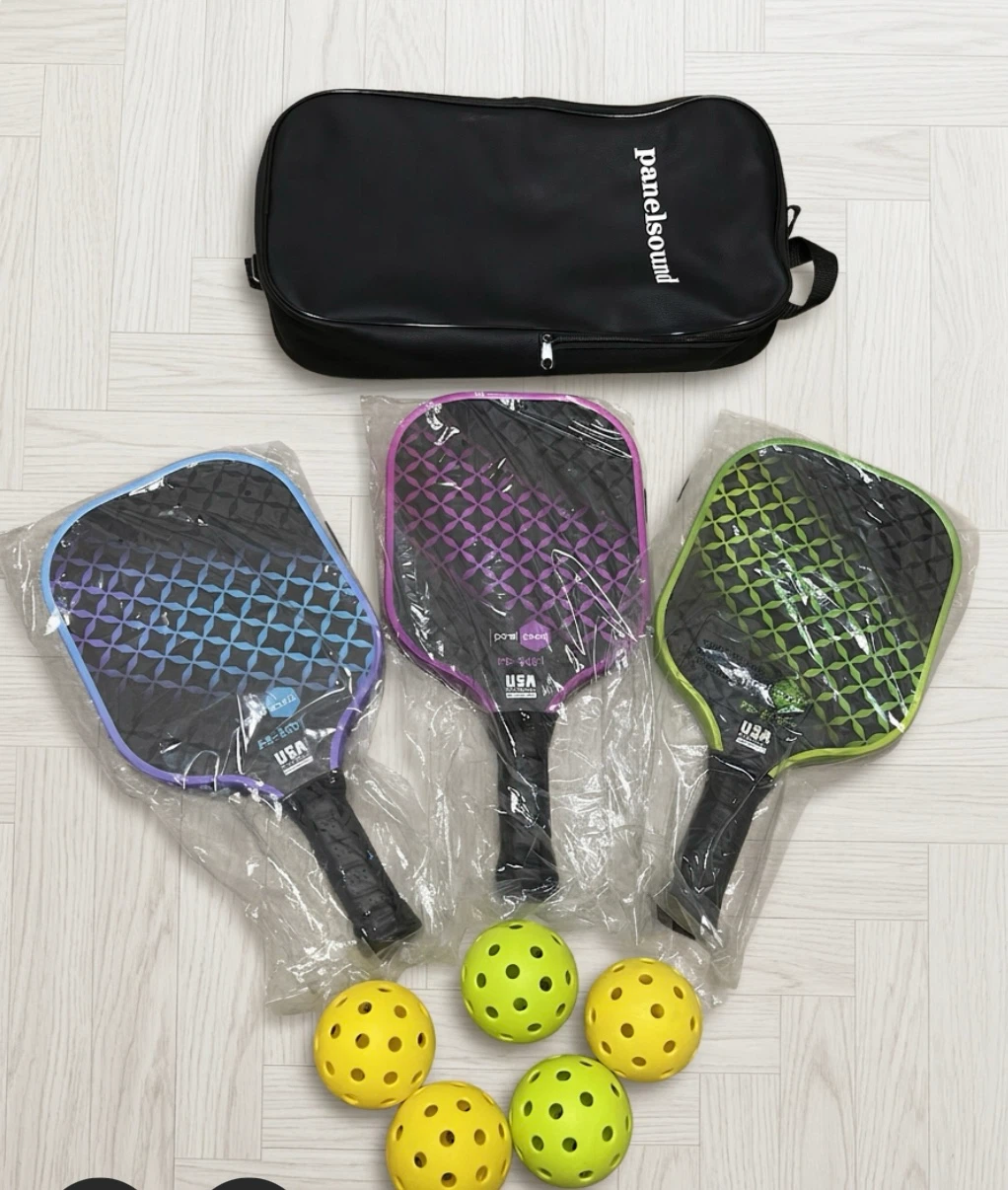 Panel Sound Pickleball Paddle Set of 3