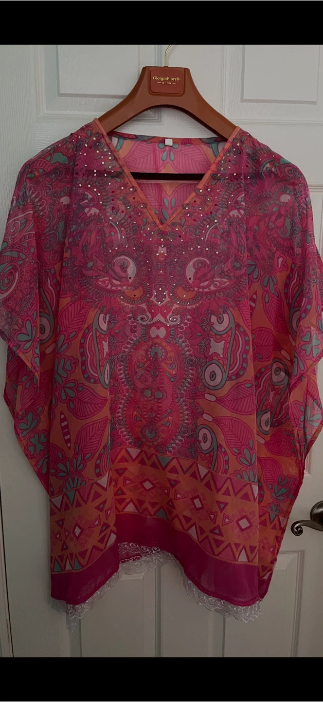 Women’s Pink Beach Coverup