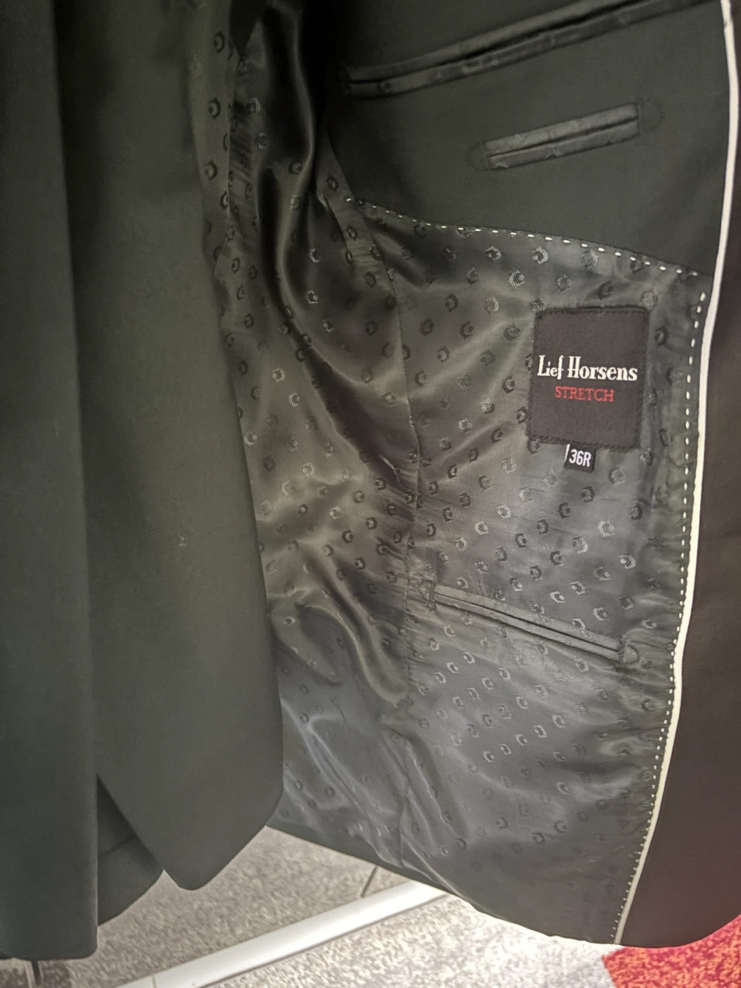 Lief Horsens Stretch Suit Jacket 36R