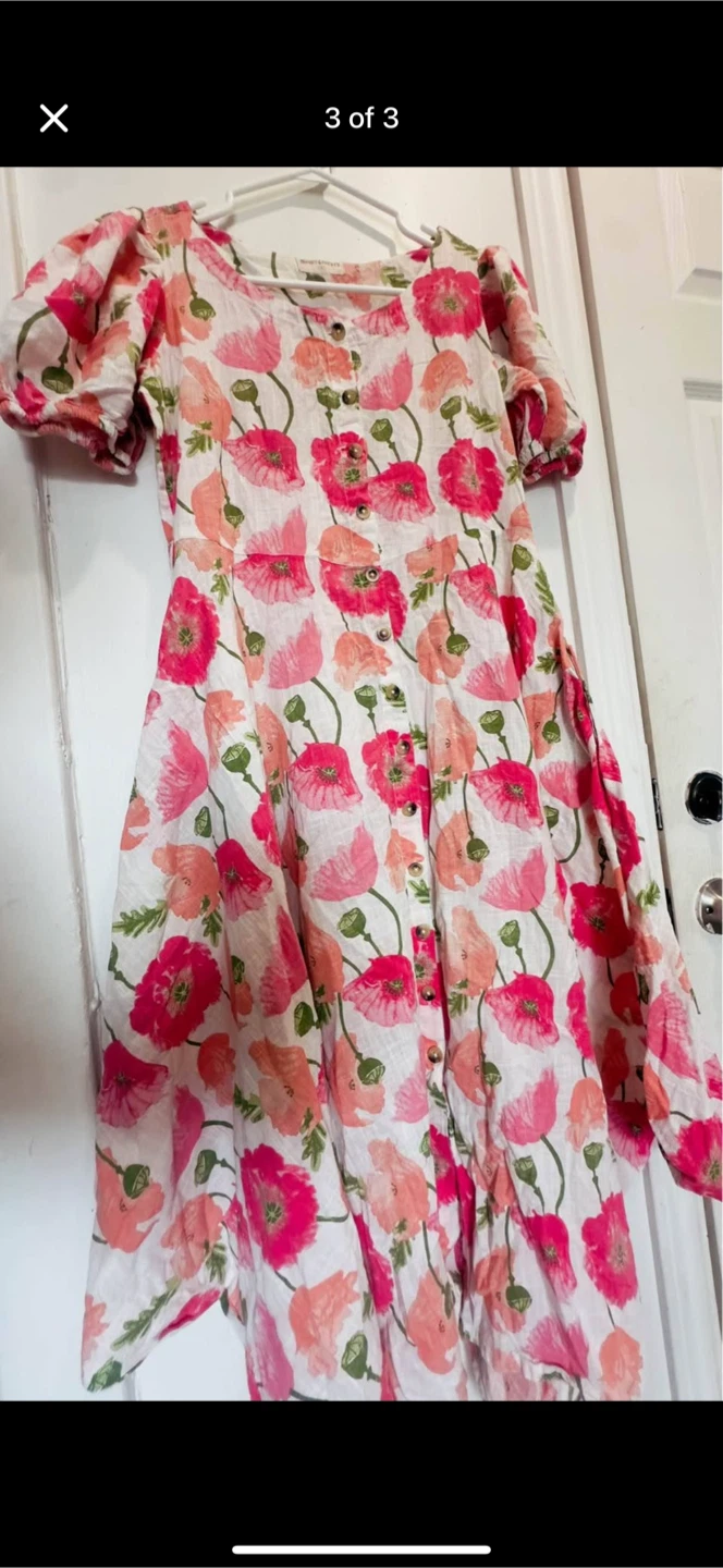 Poppy Print Midi Dress - photo 3