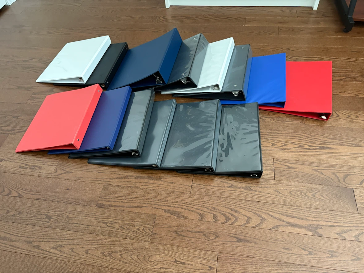Assorted Ring Binders - Various Colours - photo 2