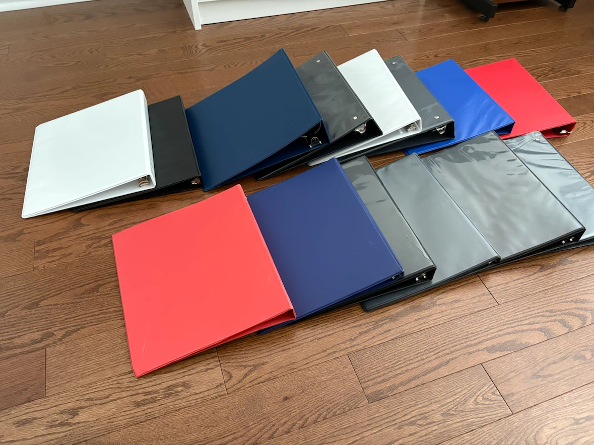 Assorted Ring Binders - Various Colours - photo 4