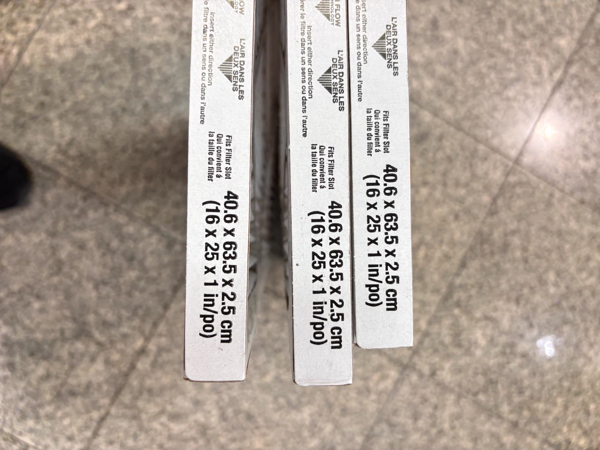 Kirkland Signature Air Filters 3 piece - photo 2