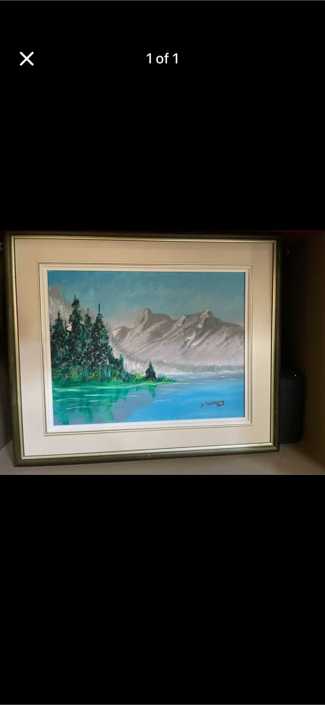 Framed Landscape Painting