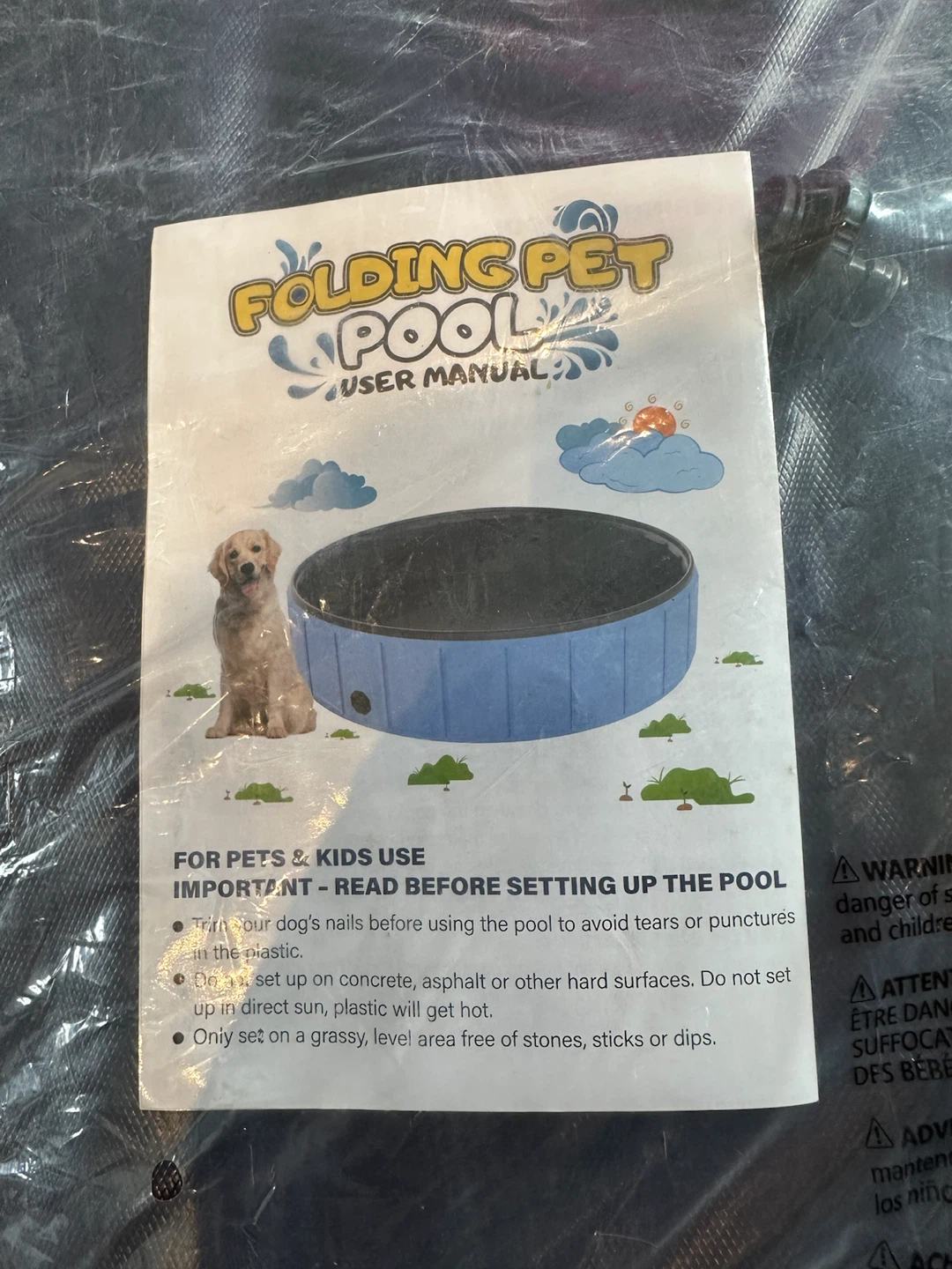 New Folding Kid/Pet Pool - photo 2