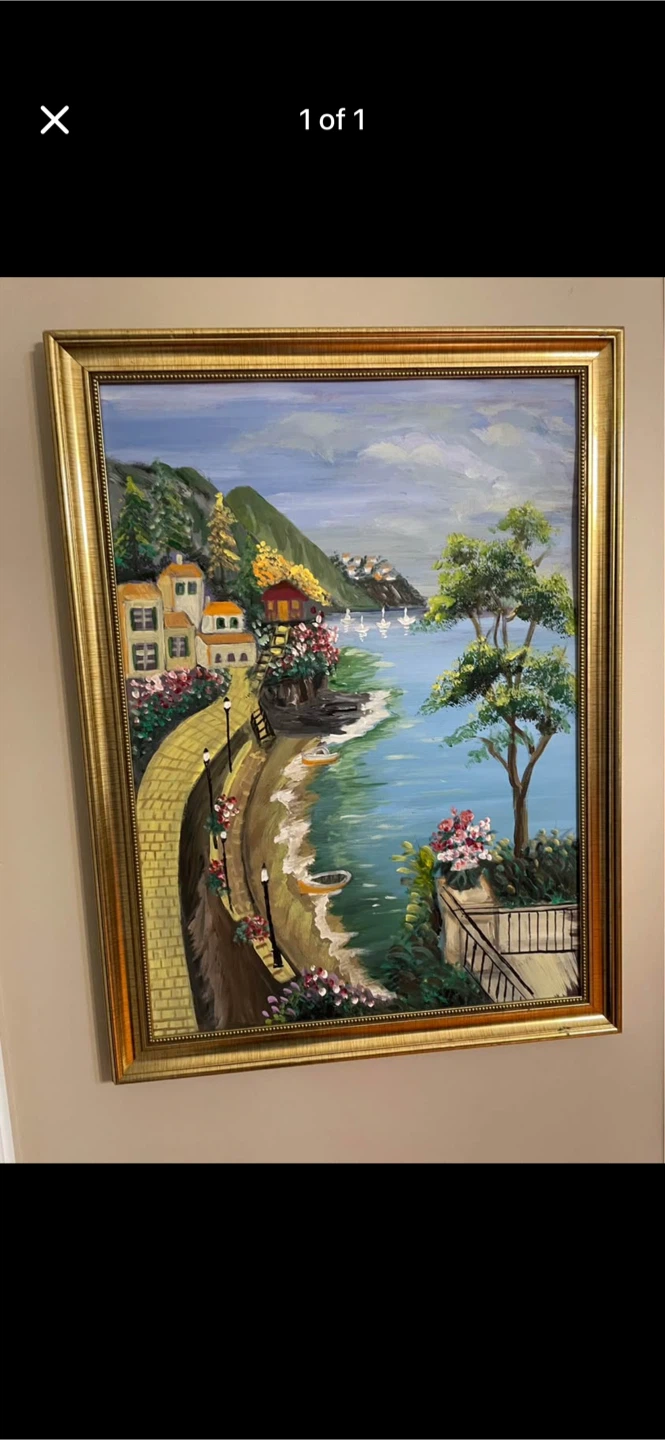 Framed Landscape Painting