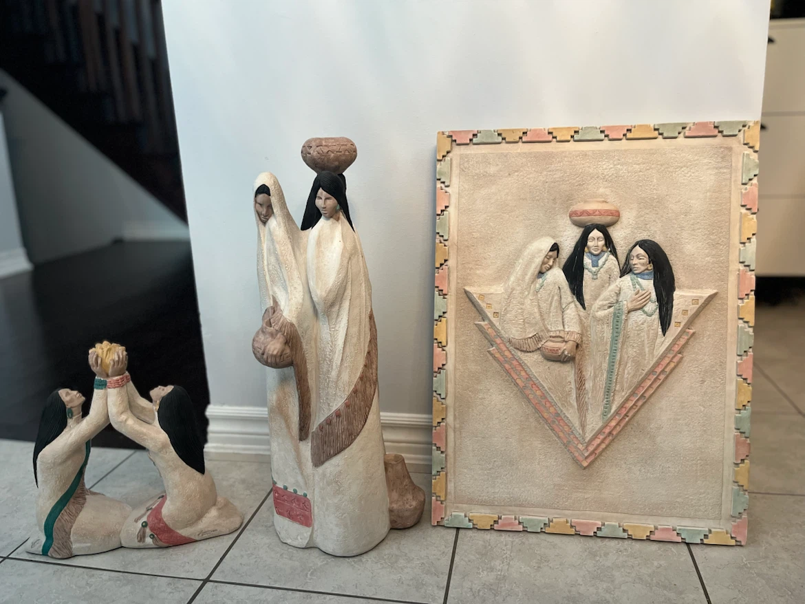 Native American Style Figurines and Wall Art