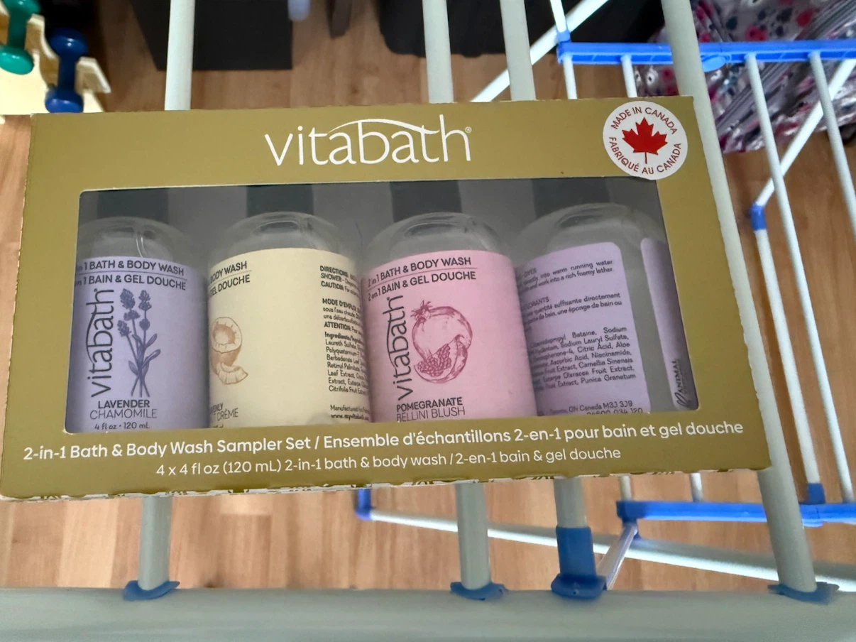 Vitabath 2-in-1 Bath & Body Wash Sampler Set