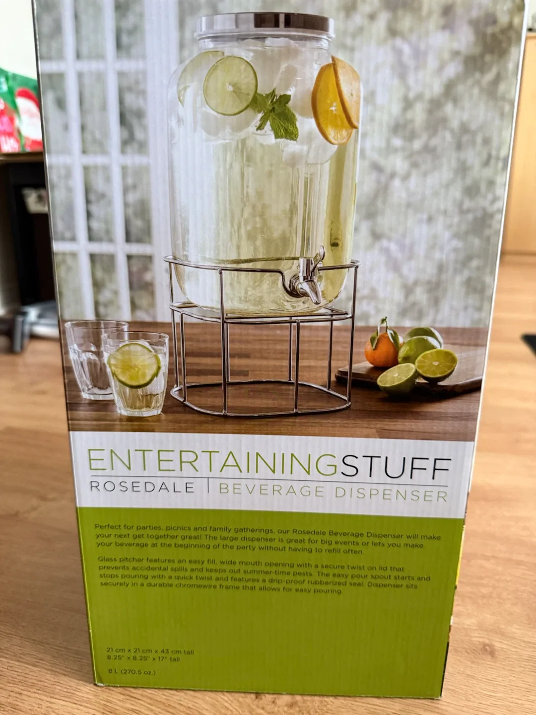 ENTERTAININGSTUFF Rosedale Beverage Dispenser - 8 Litres - photo 2