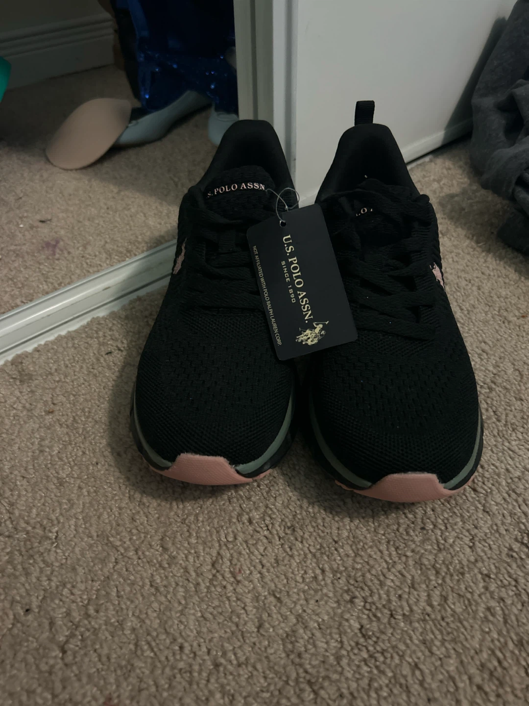 U.S. Polo Assn. Black Running Shoes - photo 2