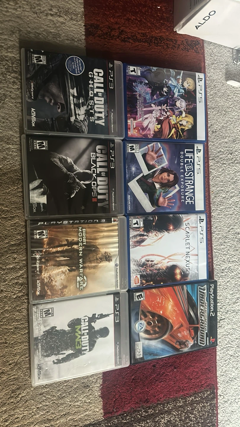 PlayStation 3 & PS5 Video Game Bundle (read description)