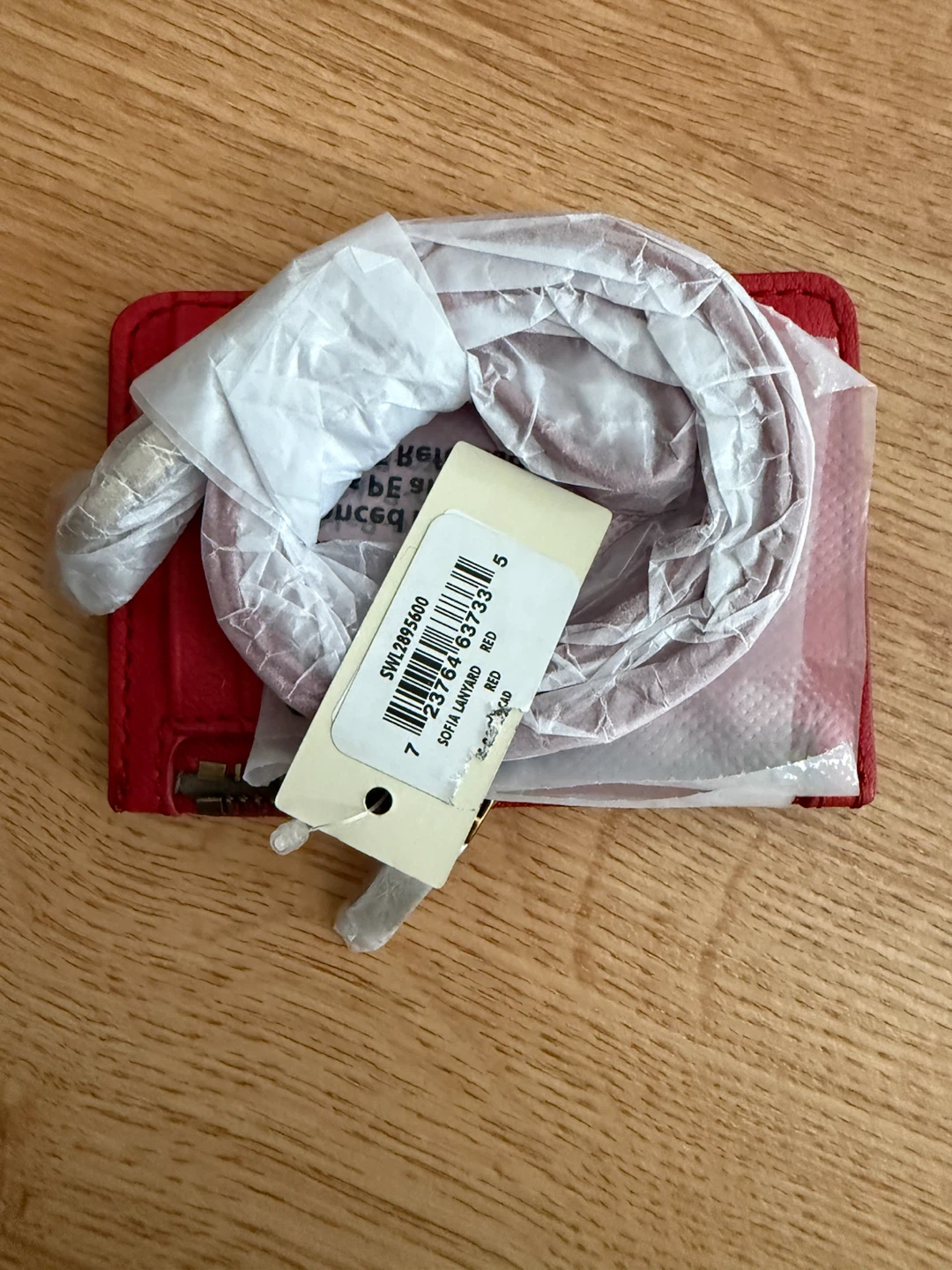 Fossil Sofia Lanyard Red Card Holder - photo 2