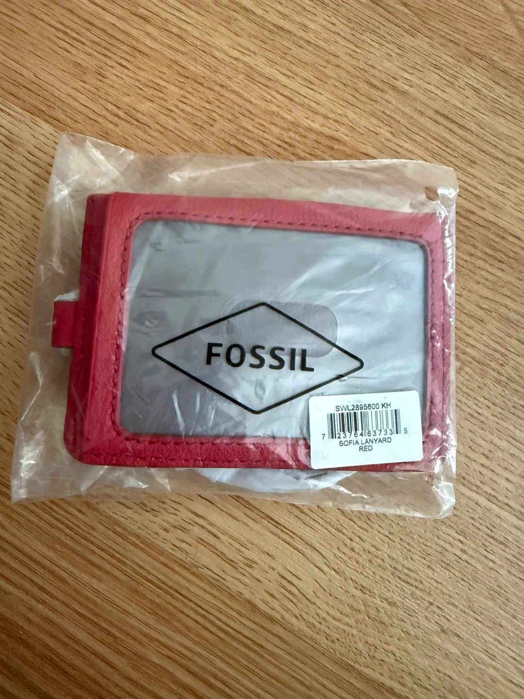 Fossil Sofia Lanyard Red Card Holder - photo 3