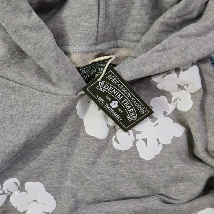 Denim Tears Grey Hoodie