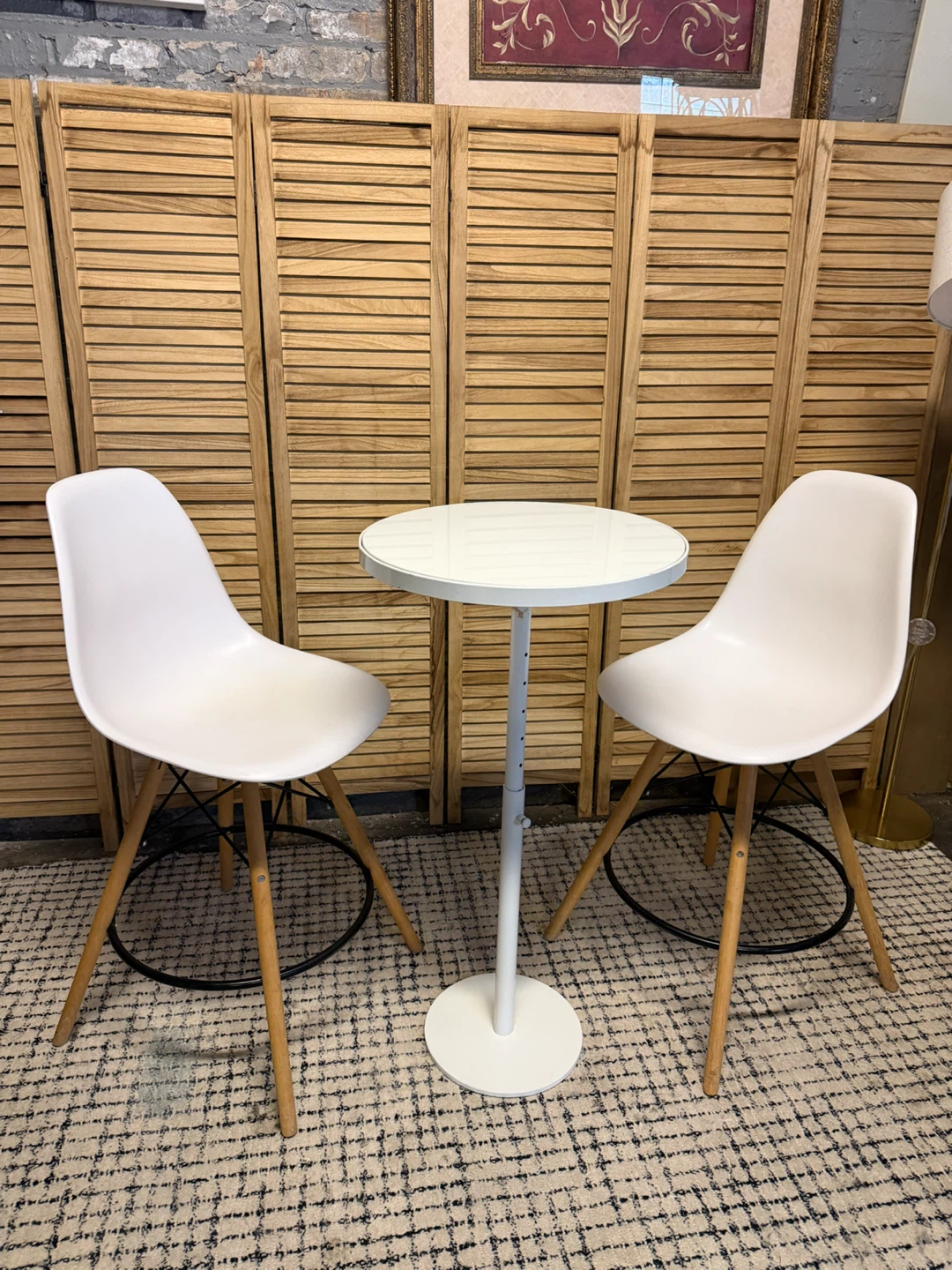 Adjustable Bar Table and Stools - photo 3
