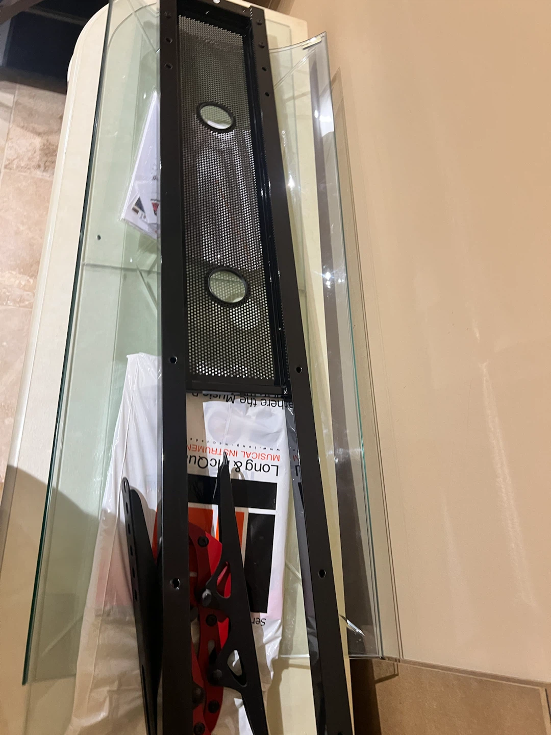 3-Tier Glass Entertainment Stand - photo 5