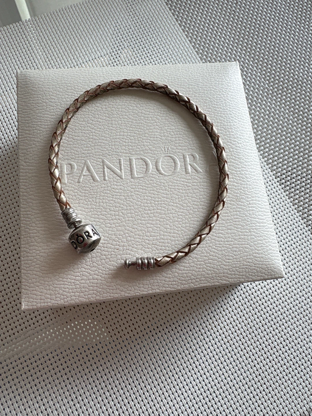 Pandora Braided Leather Bracelet