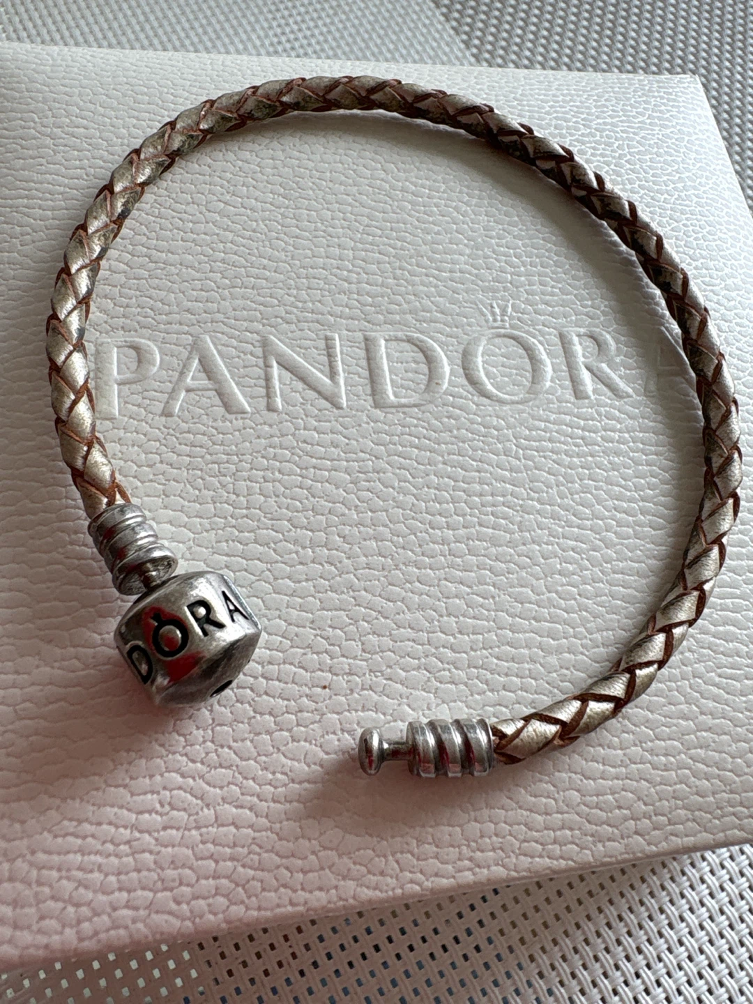 Pandora Braided Leather Bracelet - photo 2