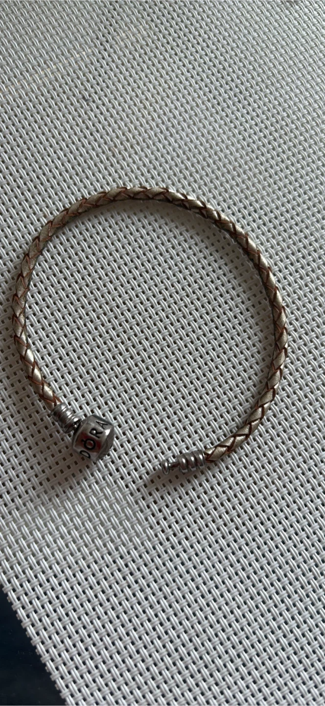 Pandora Braided Leather Bracelet - photo 5