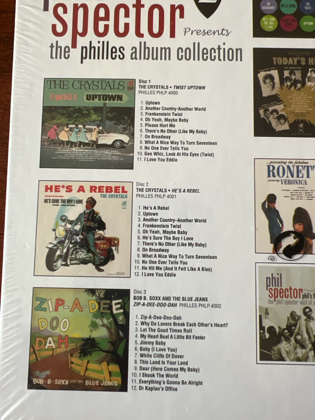 Phil Spector Presents The Philles Album Collection CD Box Set - photo 4