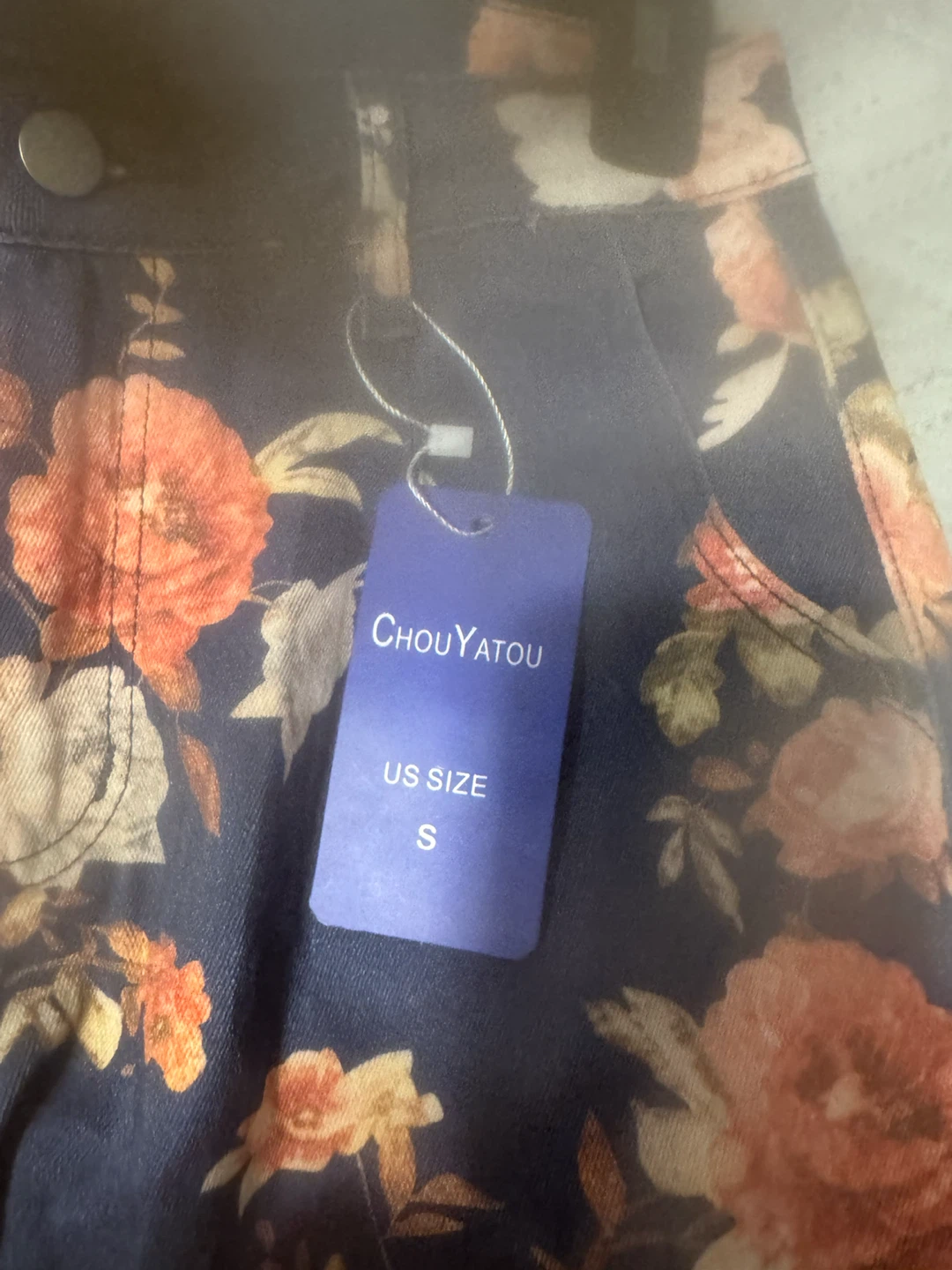 ChouYatou Floral Wide Leg Pants Size S - photo 2