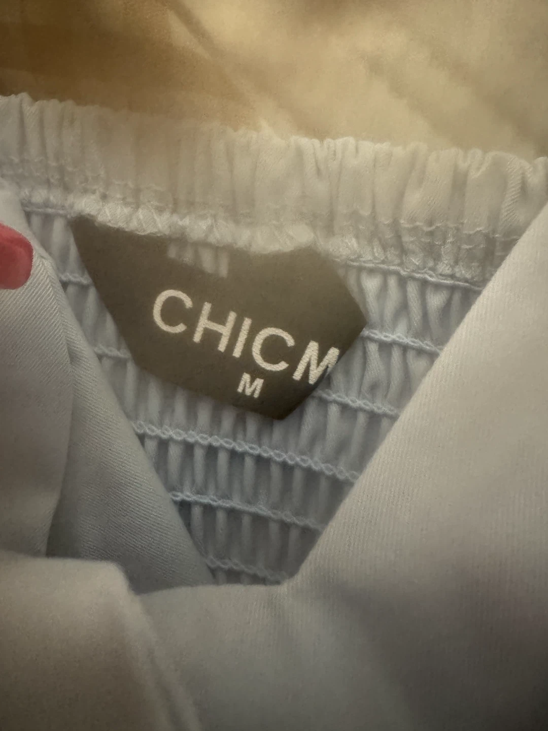 CHICM Blue Bow Top & Shorts Set - Medium - photo 4