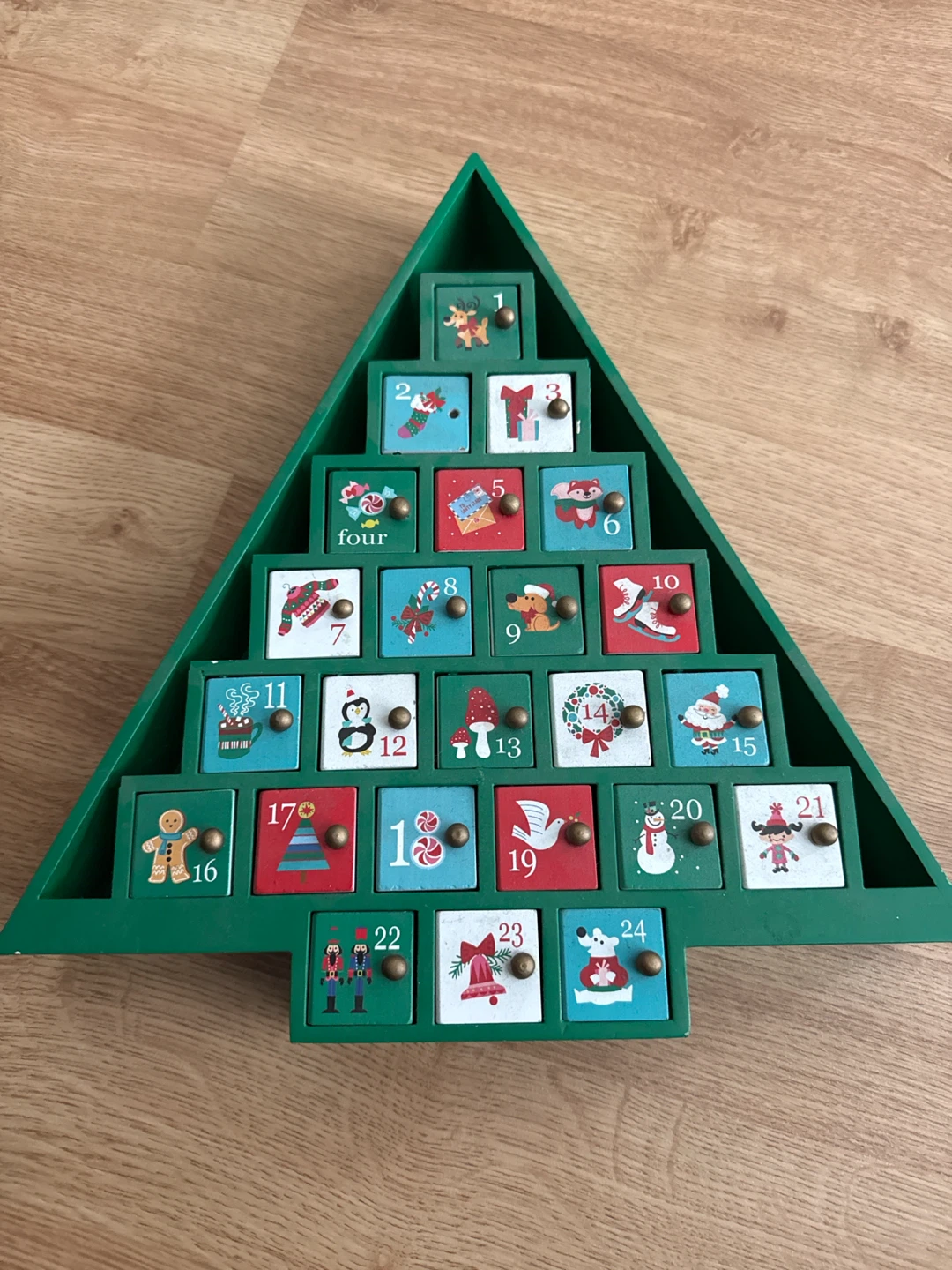 Christmas Tree Advent Calendar