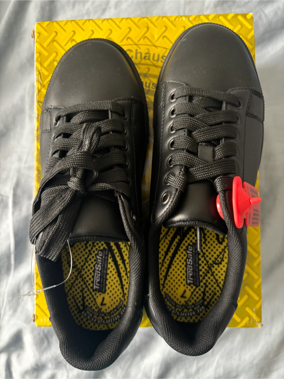 TredSafe Black Slip Resistant Work Shoes Size 7 - photo 3