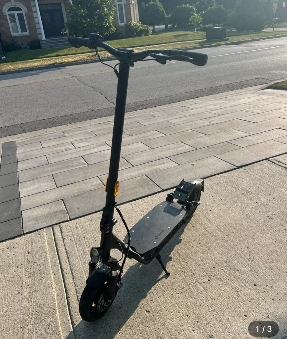 Black Electric Scooter