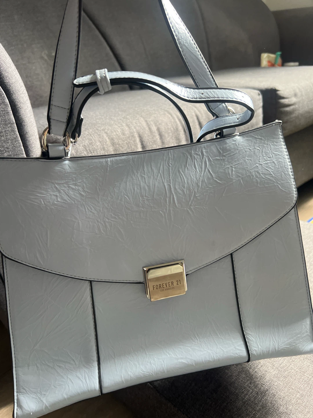 Light Blue Forever 21 Handbag - photo 3