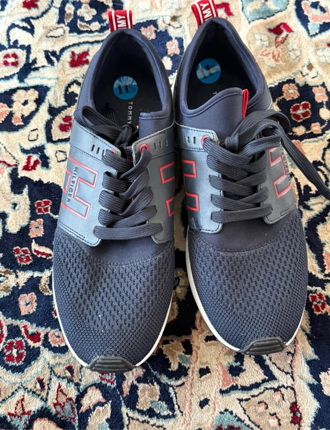 Tommy Hilfiger Navy & Red Sneakers - photo 2