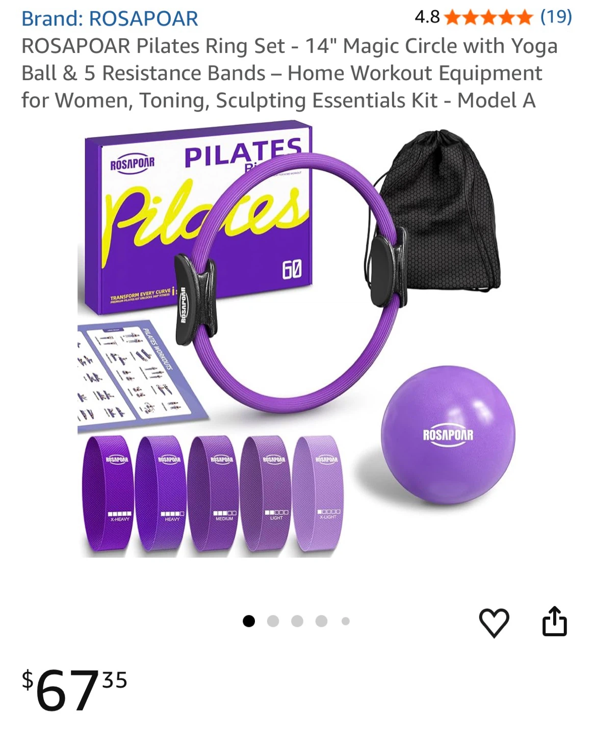 Pilates Ring Set
