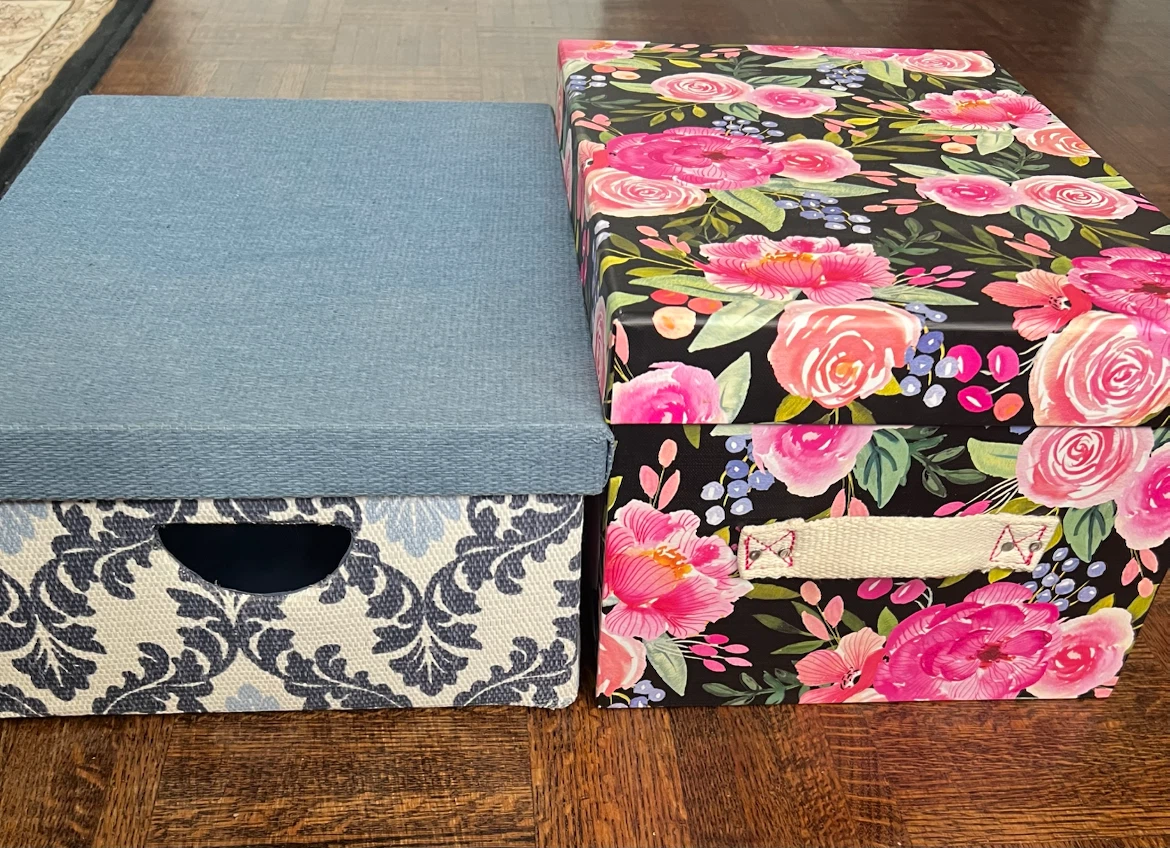 Set of 2 Decorative Storage Boxes - photo 3